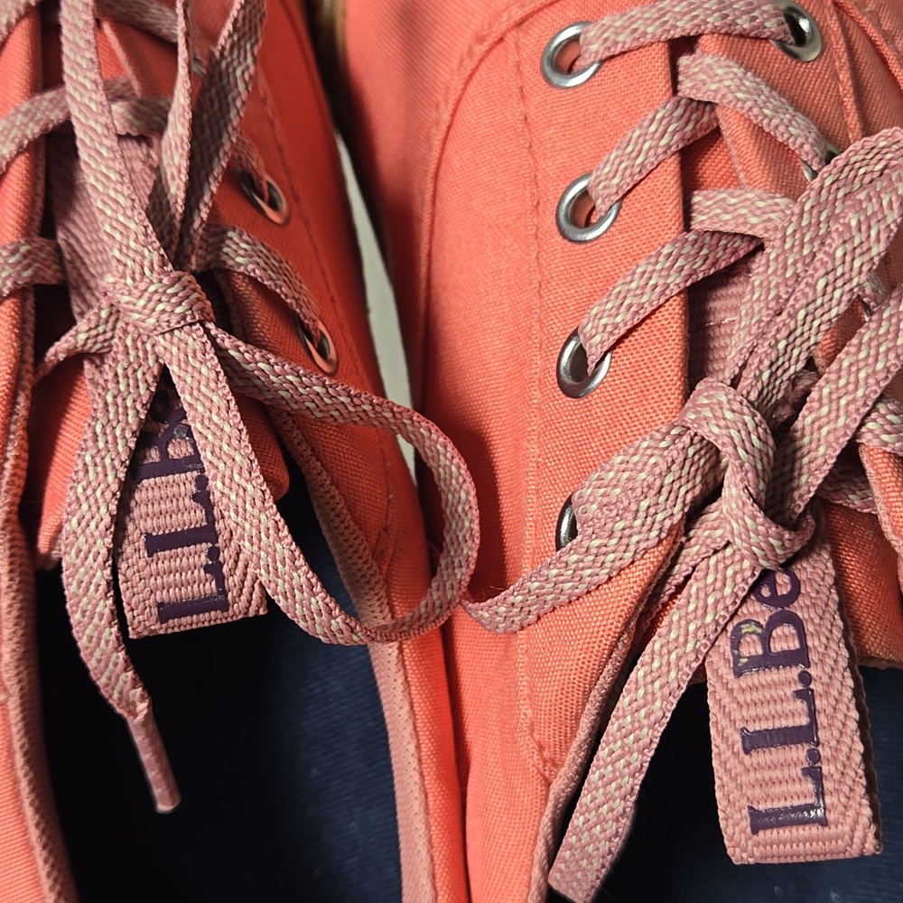 [NEW] L.L. Bean Women's Eco Woods Lace-Up Sneakers With Bubble Gum Sole Size 11 - Picture 14 of 14